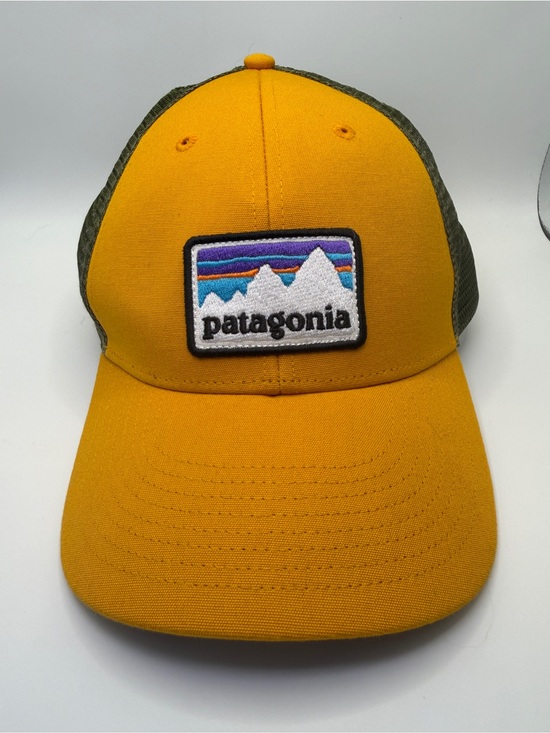 Patagonia Other - Patagonia P-6 Logo Trucker Hat in Yellow and Olive Green
